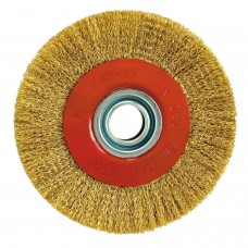 Escova Latão Aço Circular Ø 100x17 mm.