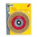 Escova Latão Aço Circular Ø 100x17 mm.