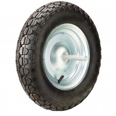 Roda de metal do trabalho pneumático do carrinho de mão da roda