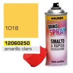 Spray de tinta amarela clara Zinco 400 ml.