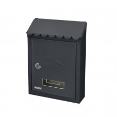 Caixa postal exterior Maurer 21x30x6,8 cm. Preto