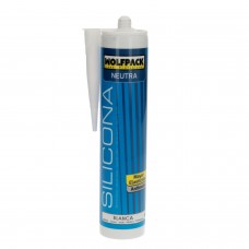 Silicone neutro branco 310 cm³.