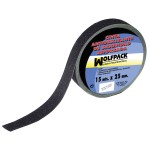 Fita antiderrapante preta 15 m. x 25 mm Uso Doméstico