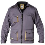 Casaco de Trabalho Cinzento / Amarelo Tamanho 56/58 XL