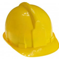 Capacetes de trabalho amarelos