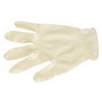 Luvas descartáveis ??de látex tamanho 9 XL Box 100 unidades