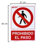 Poster Proibido El Paso 30x21 cm.