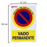 Poster permanente Vado 30x21 cm.
