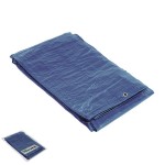 Lona impermeável azul com ilhós de metal 4 x 5 metros (aproximadamente)