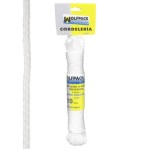 Corda trançada em plástico branco (meada 10 m.)