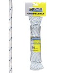 Corda de nylon de alta tenacidade, branca / azul (meada 20 m.)
