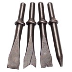 Conjunto de Formões de Martelo Pneumático de Cilindro de 4 Peças