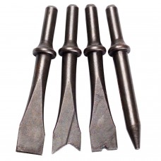 Conjunto de Formões de Martelo Pneumático de Cilindro de 4 Peças