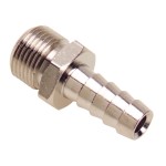 Mangueira de espinha de peixe macho conector 10 - 3/8 (Blister 2 peças)