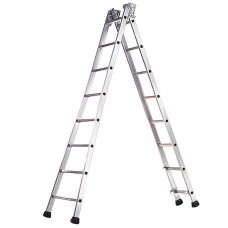 Pronor Industrial Aluminum Ladder 2 Seções 10 + 10 Passos