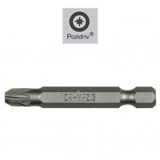 Long Maurer Pozidriv No. 3 chips (2 peças)