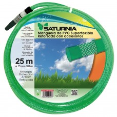 Mangueira Latflex reforçada de 15 mm. - Rolo de 25/8 