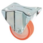 Roda Industrial de Poliuretano Fixo 80 mm.