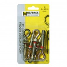 Anel de ancoragem metálico 10x 70/12 mm. (2 peças)