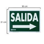 Poster Saída direita 21x30 cm.