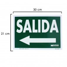 Poster Saída esquerda 21x30 cm.