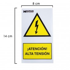 Poster Adesivo Alta Tensão 140x80 cm.