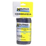 Corda trançada de polipropileno azul (bobina de 100 metros)