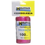 Corda trançada de polipropileno vermelho (bobina de 100 metros)