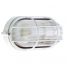 Lâmpada do teto Indústria IP44 Oval Branco