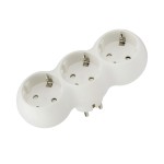 Adaptador / Ladrão 3 Soquetes 16 A. 250 V. Schuko