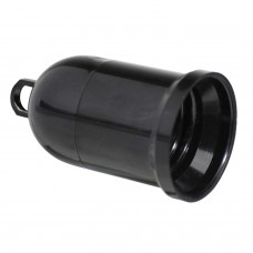 Suporte da lâmpada 4 A. E-27 Preto Trabalho