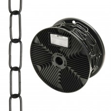 cadeia de decoração Lisa Preto 3,4x43 mm. Rolar 20 metros