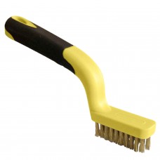 Bujias aço escova manual banhado em latão
