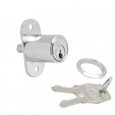 Porta deslizante bloquear botão 147/27 mm. cromo