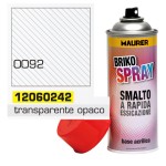 De pulverização de tinta mate Opaco Transparente 400 ml.
