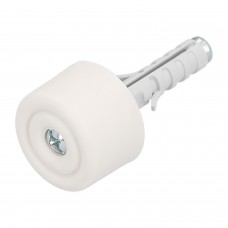 Tope Puerta Maurer Parafuso Parafuso Com Taco e branco