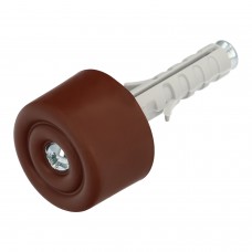 Tope Puerta Maurer e Parafuso Parafuso Com Taco Brown