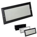 Teto Recessed retangular Preto