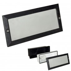 Teto Recessed retangular Preto