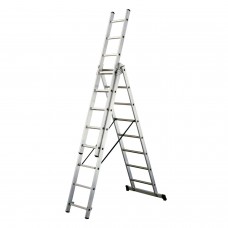 Escalera Aluminio industrial 14 + 14 + 14 3x4 mt.