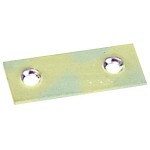 Placa Wolfpack dicromada 60x18 mm.