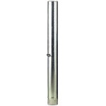 Tubo de fogão galvanizado de 120 mm. com chave