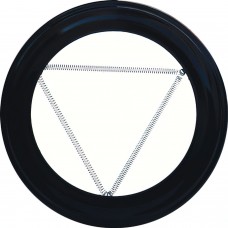 Teto aparar Cor Preto Cooktop 100 mm.