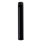 Stove Pipe Cor Preto Vitrified 100 mm.