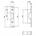 Jis 12 Volt Lock 842-901g Cinza Frente