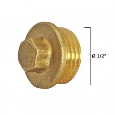 Bujão Macho 1/2 bronze