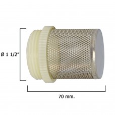 Filtro inoxidável Para verificar válvula de 1 1/2 '
