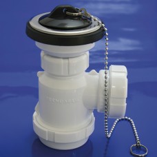 Sifão garrafa extensível T-3-M 1 1/2 Mini equipado com uma válvula e tampa