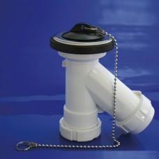 Sifão Y T-9 1 1/2 com válvula e plugue