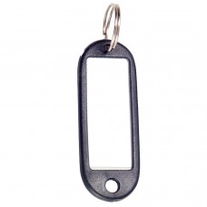 Porta-chaves preto etiqueta
